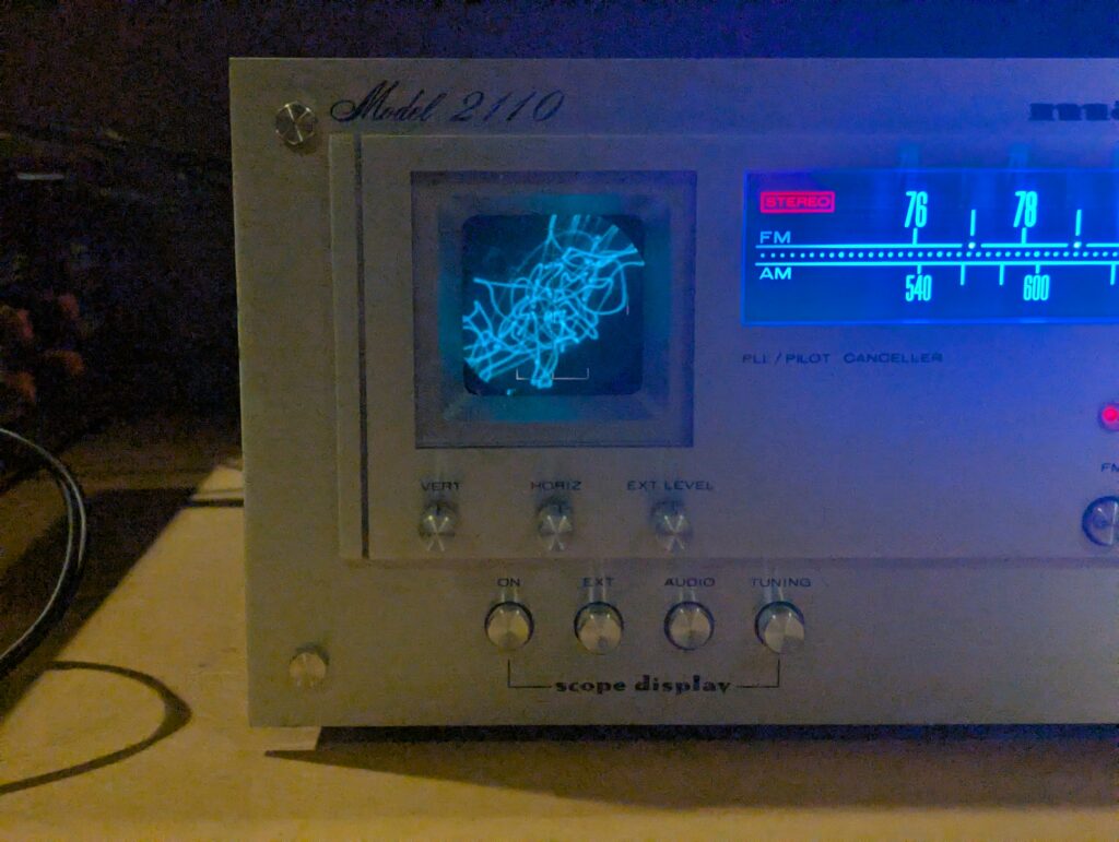 修理実録】Marantz Model 2110｜オシロスコープ不動＆抵抗発煙 「動的