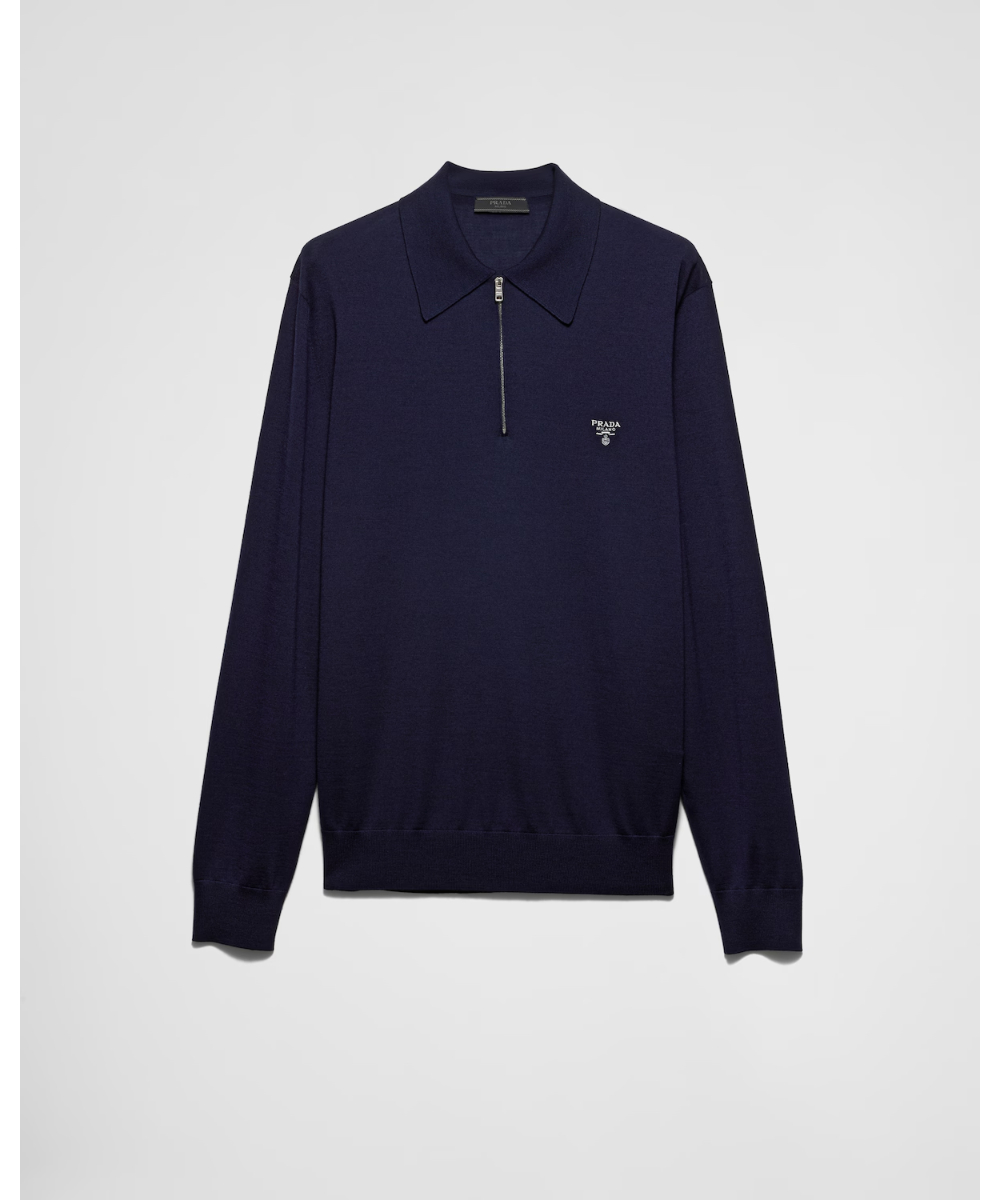 PRADA/プラダ_Men通販 | スーパーファインウール ポロシャツ【送料無料