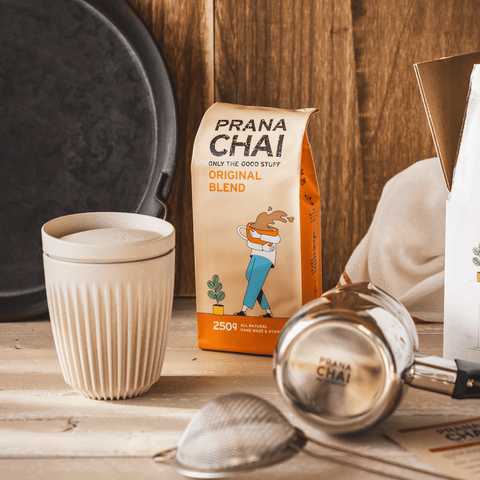 おうちチャイ” STARTER BOX (Huskee Cup 8oz ナチュラル) – PRANA CHAI