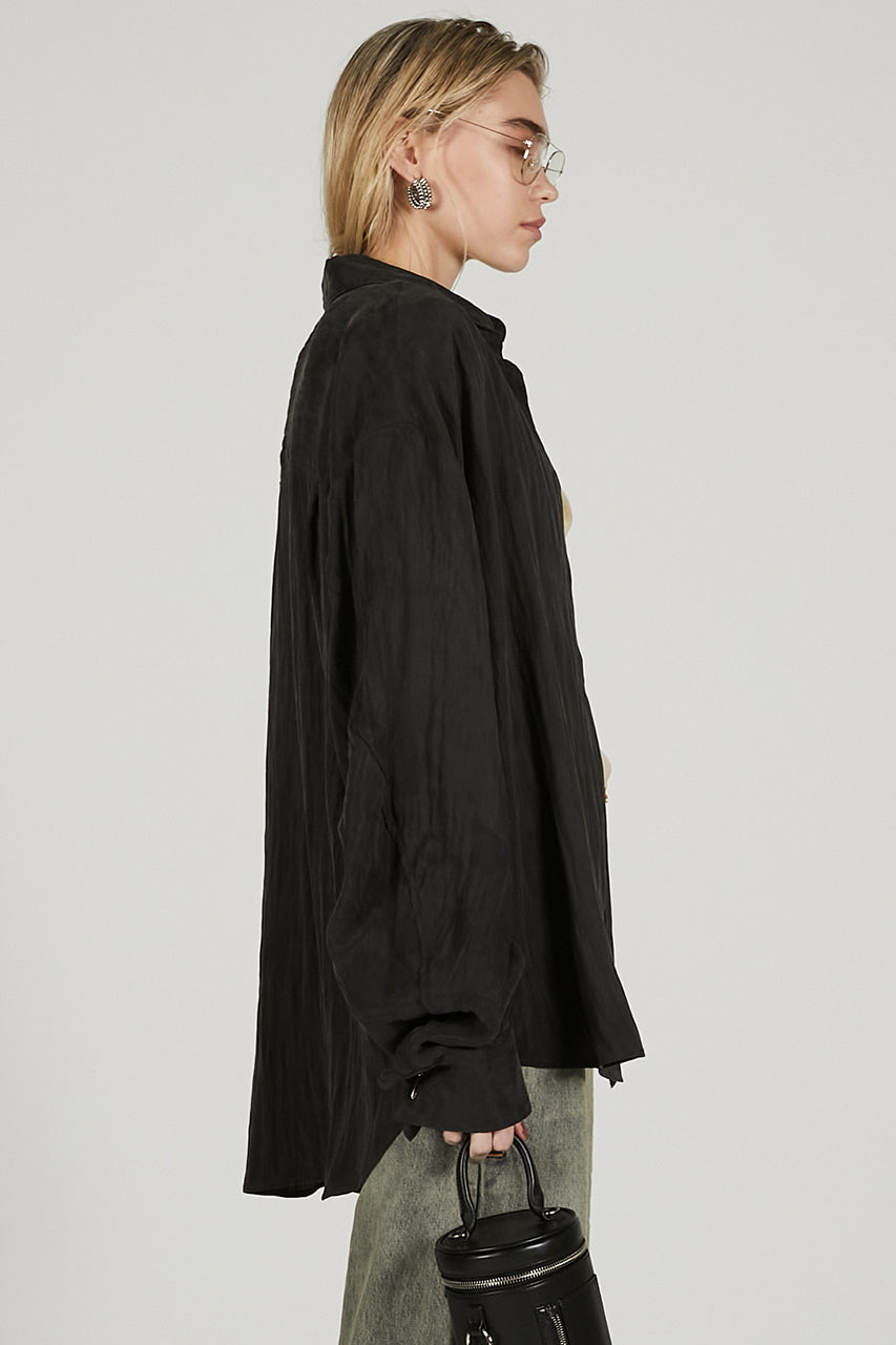 Satin Shirt And Camisole