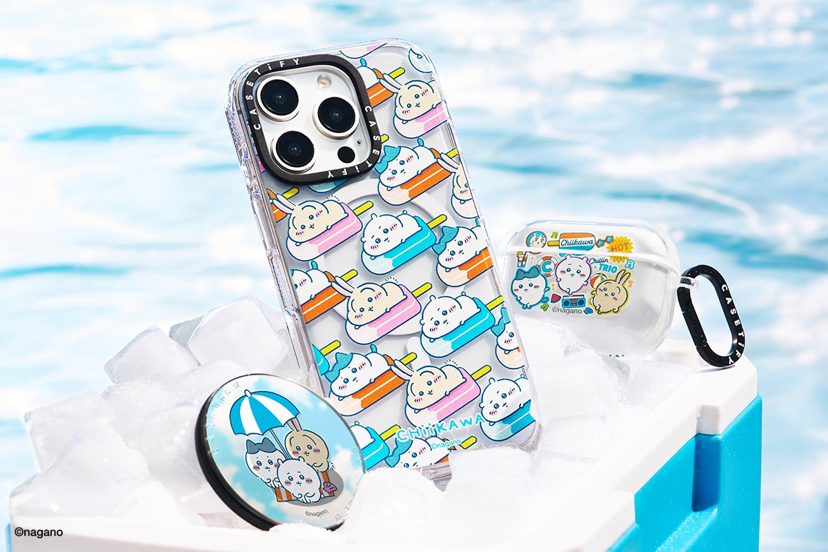 CASETiFY】「ちいかわ x CASETiFY」この夏、テックアクセもビーチ仕様
