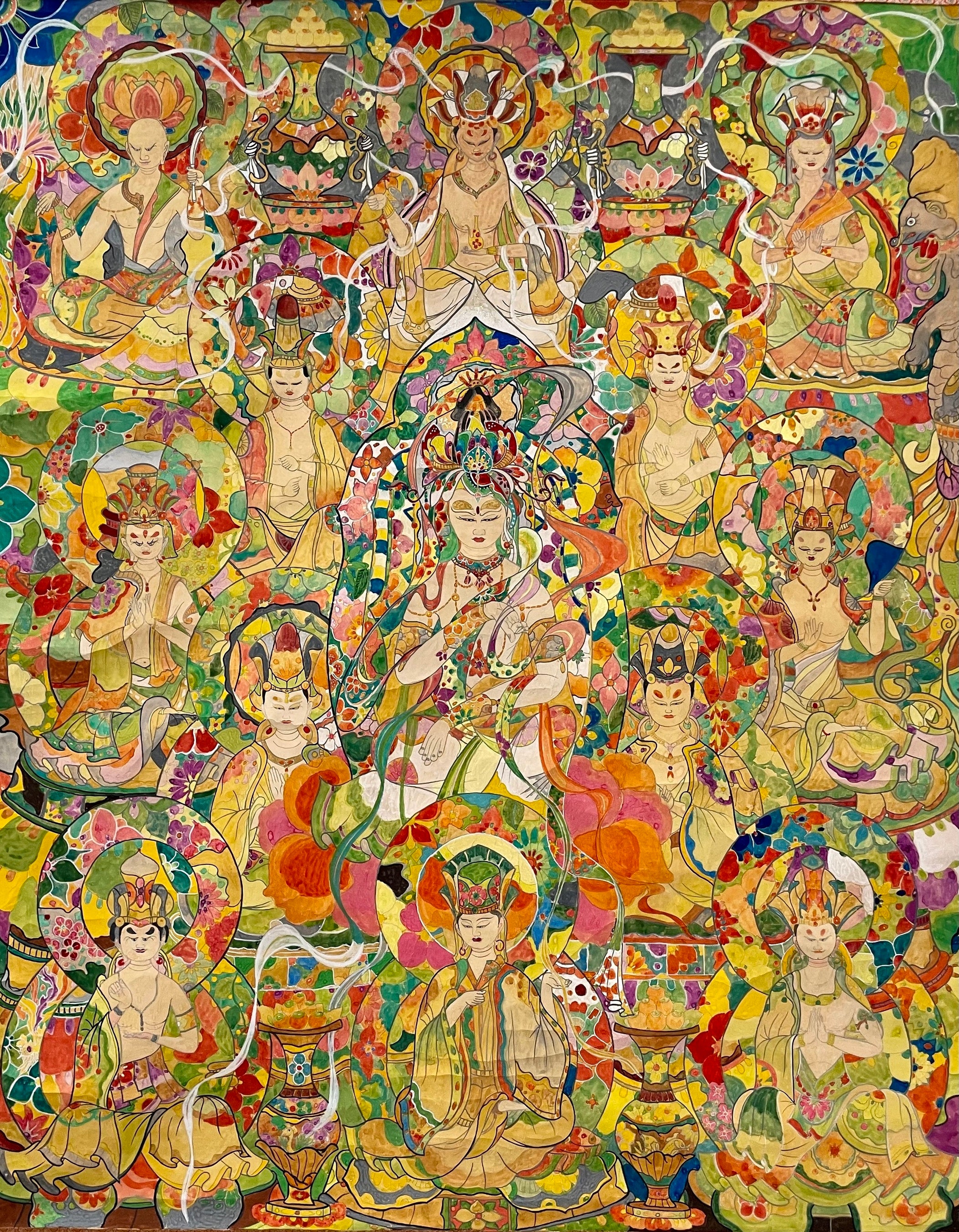 仏画師 南法聖観の個展「南法聖観私想仏画展-宇宙と祈り-」が、GINZA