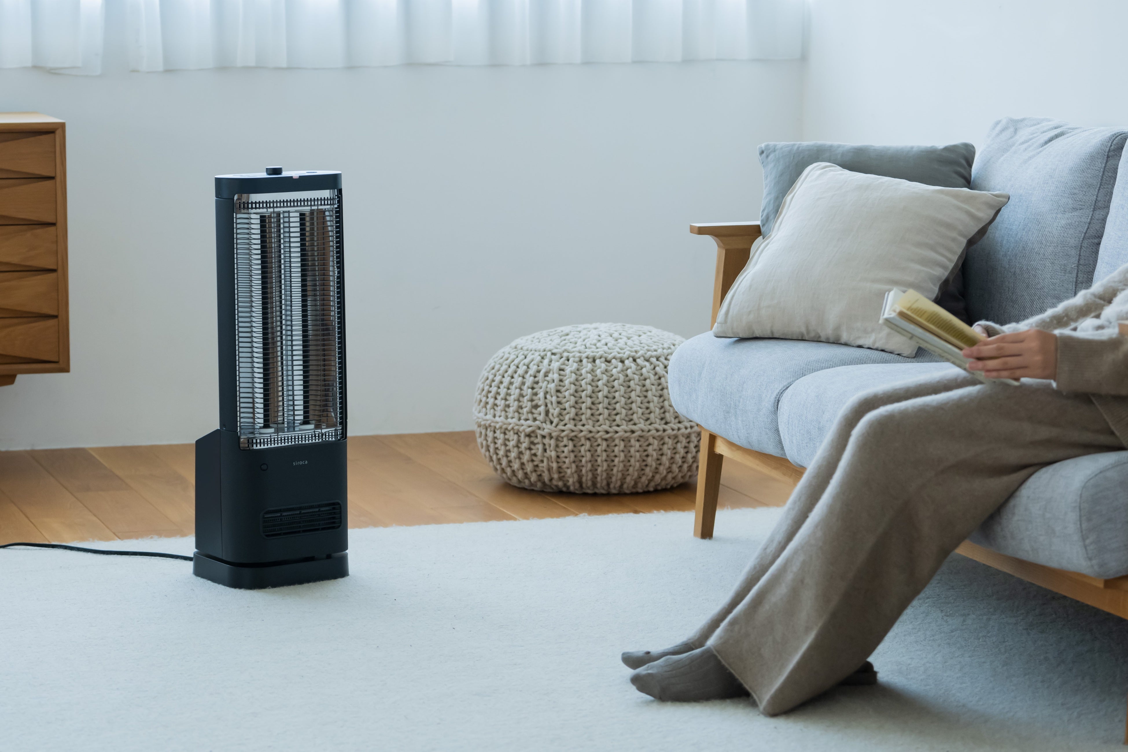 2種類のヒーター良いとこどり】シロカ、2つの熱源を組み合わせ、シーン