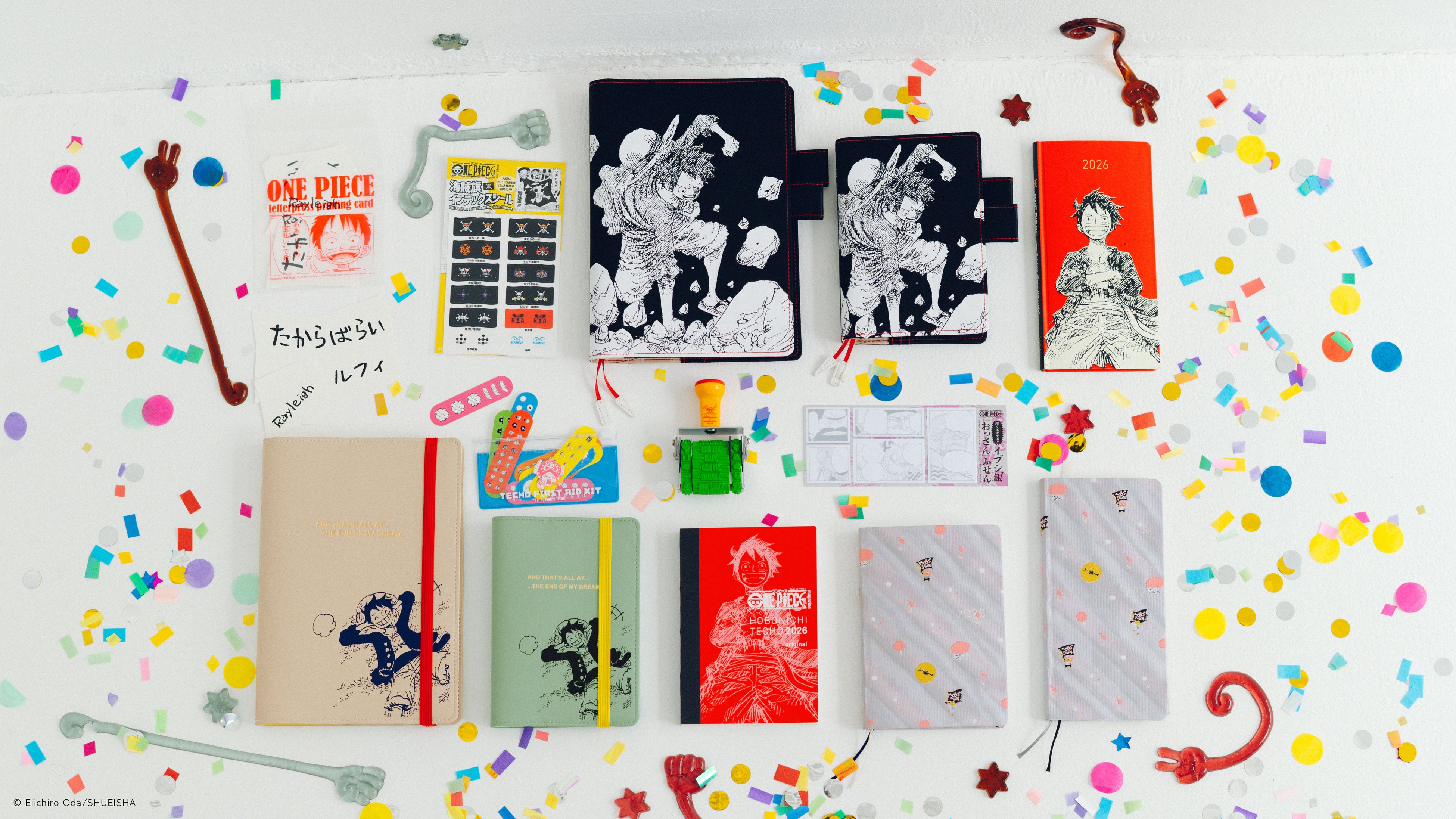 ONE PIECE』の言葉と過ごせるほぼ日手帳、2026年版の発売が決定！新作