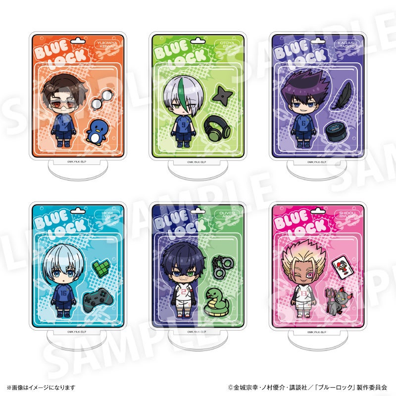 TVアニメ『ブルーロック』より、おもちゃのパッケージをイメージした