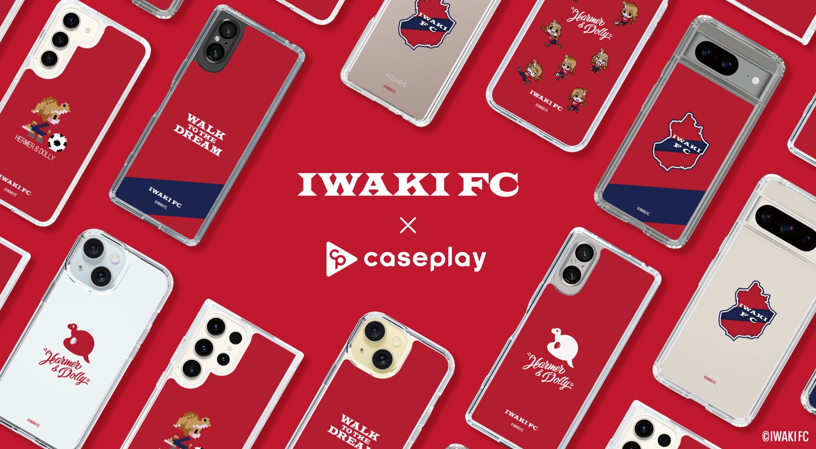 新体制も発表されたサッカーJ2「いわきFC」のスマートフォンケースが