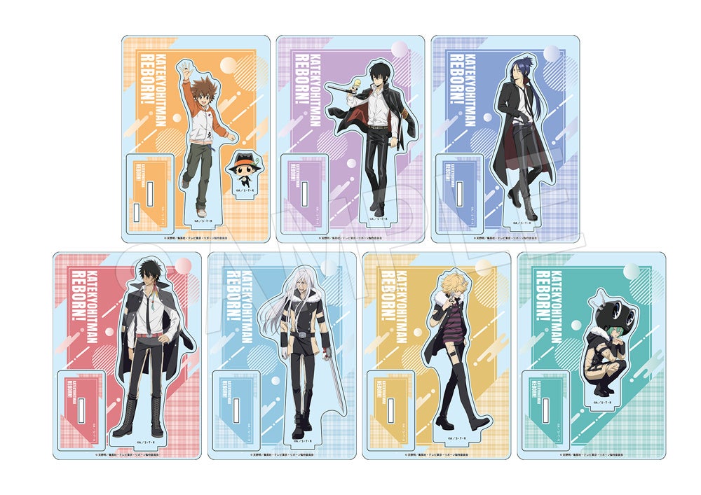 家庭教師ヒットマンREBORN!』より、ツナやリボーンたち8人の描き下ろし