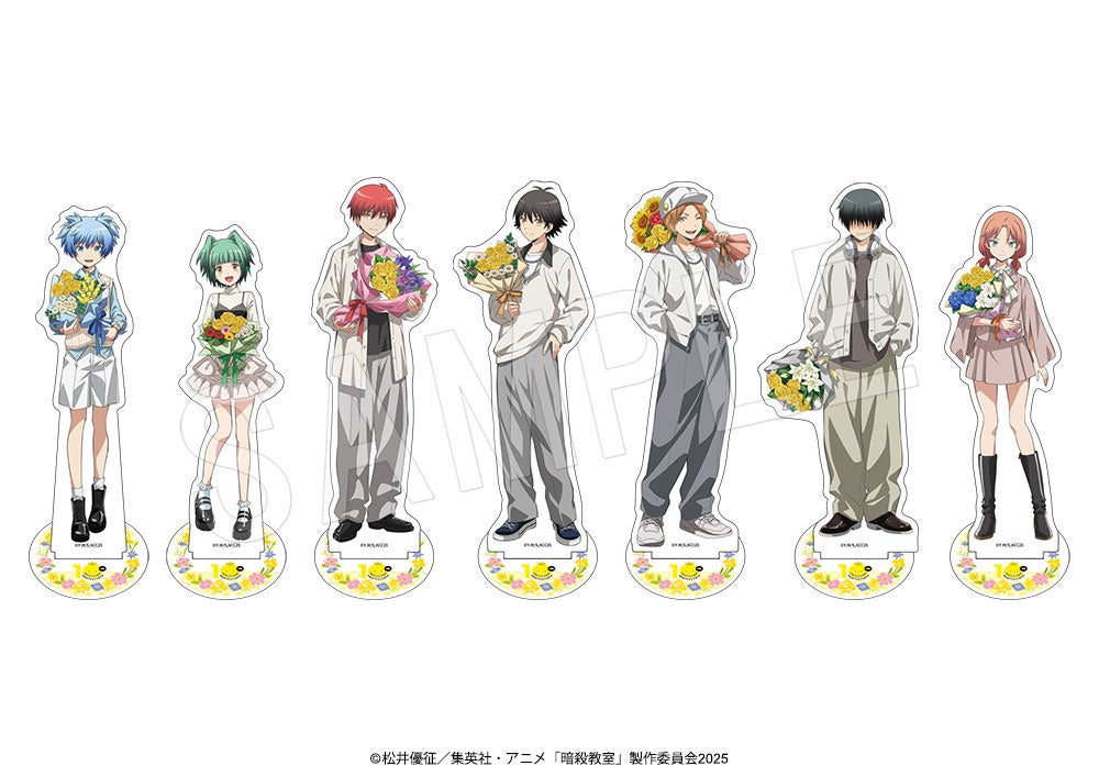 アニメ『暗殺教室』より、“フラワーブーケ”がテーマの新規描き下ろし