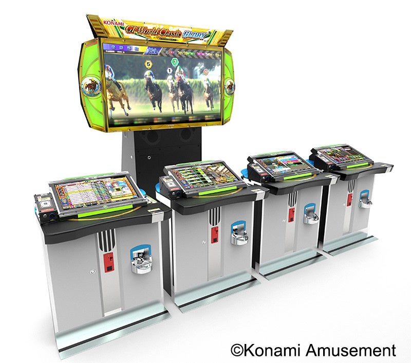 競馬メダルゲーム最新作！『GI-WorldClassic GLORY』3月19日(水)稼働