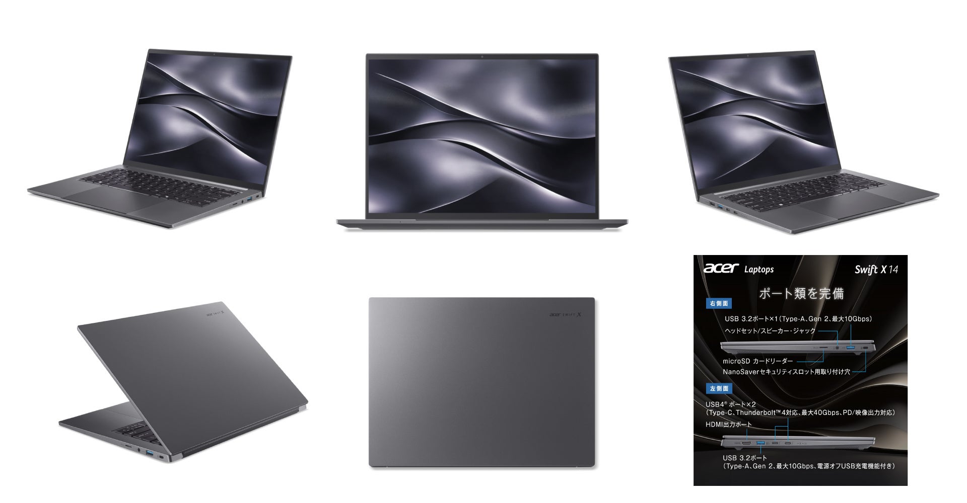 インスピレーションに、パワーを。Acer Swiftシリーズから