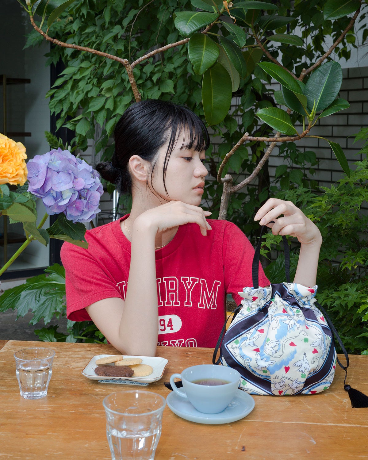 KEITAMARUYAMAが手がける新ライン「KM MARKET」始動！ 巾着バッグ