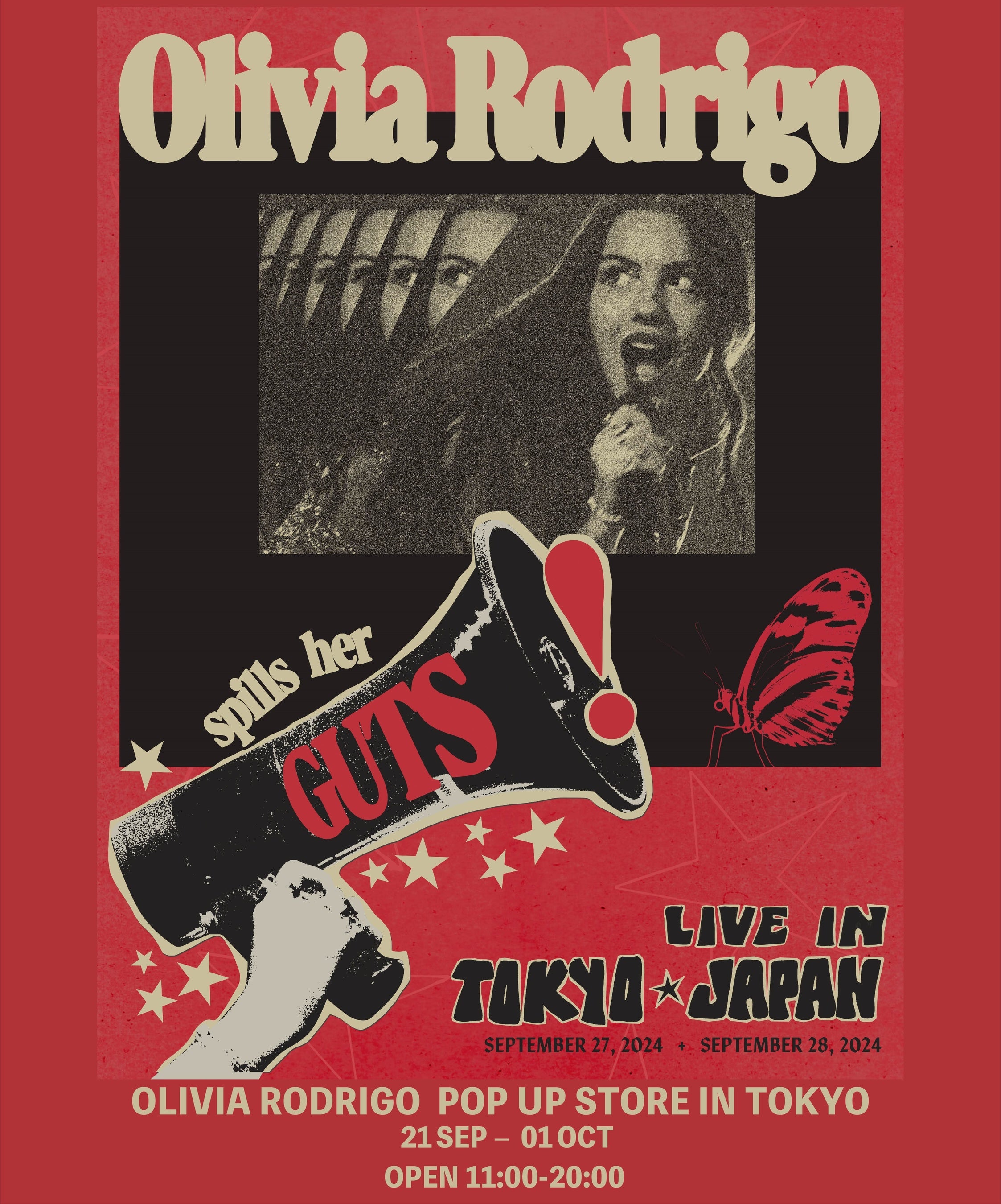 オリヴィア・ロドリゴ、公式ポップアップストア「オリヴィア・ロドリゴ