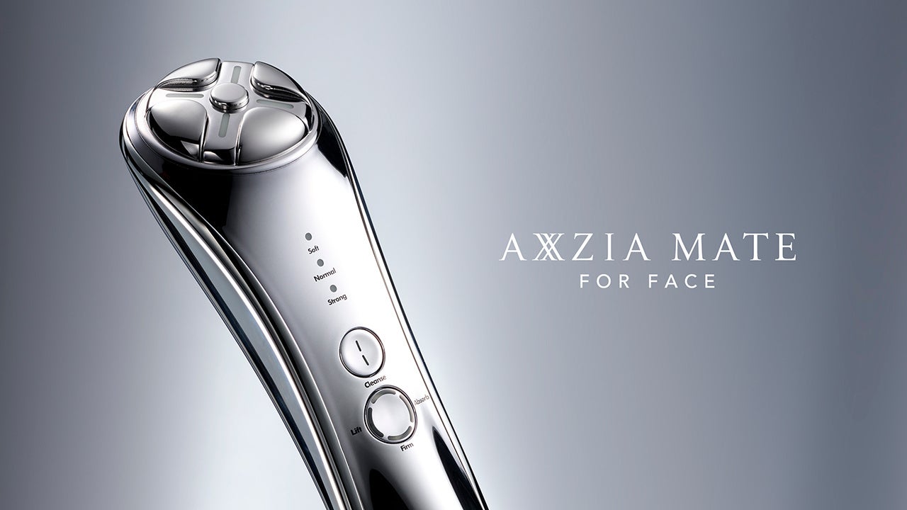 アクシージア メイト」シリーズからフェイス用美顔器が誕生ステンレス