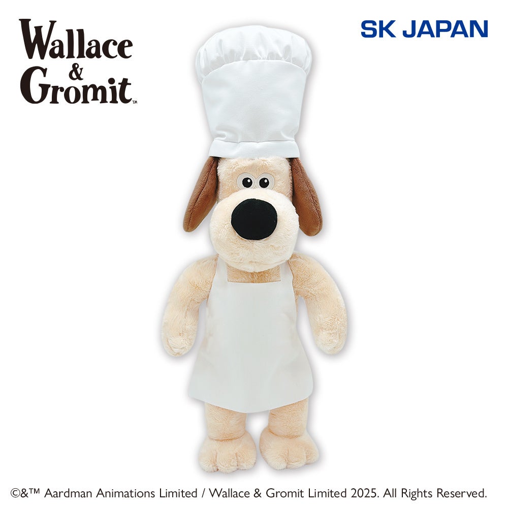 ウォレスとグルミット」のグルミットが「パン職人」姿でプライズ初登場