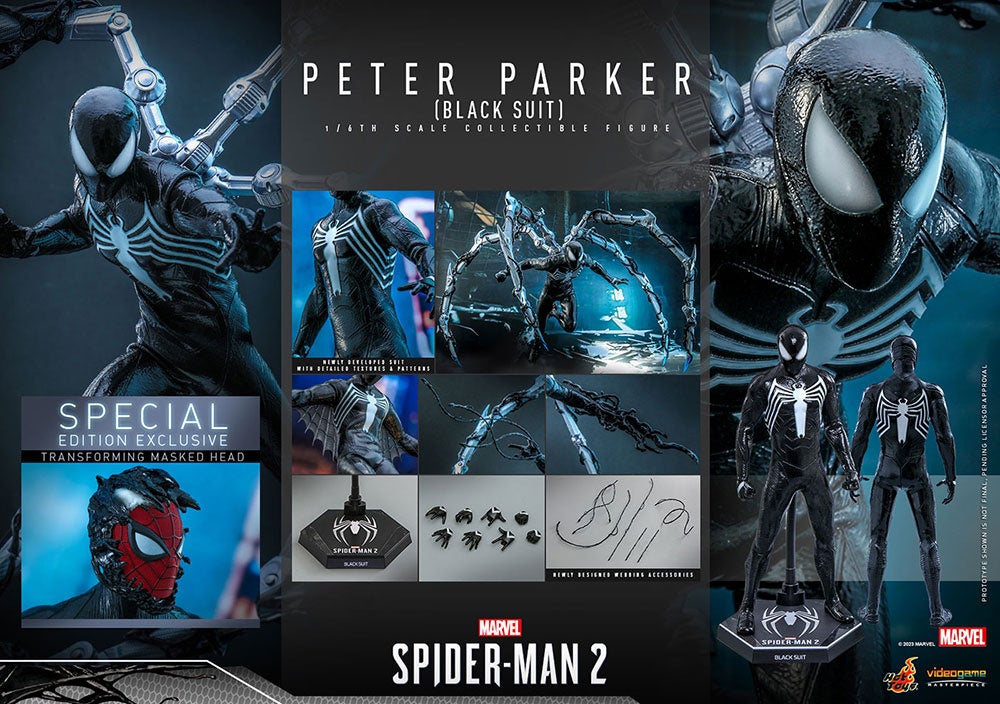 大ヒット中のPS5タイトル『Marvel's Spider-Man 2』より、ホットトイズ