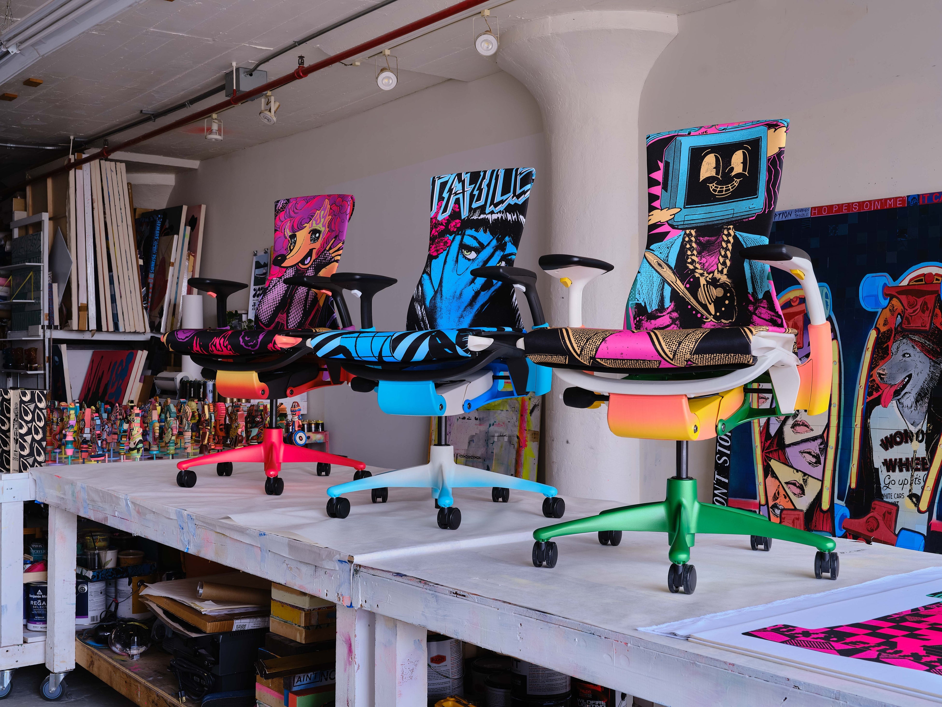 Herman Miller】FAILE とDeluxx Fluxx による新たな世界観のデザイン