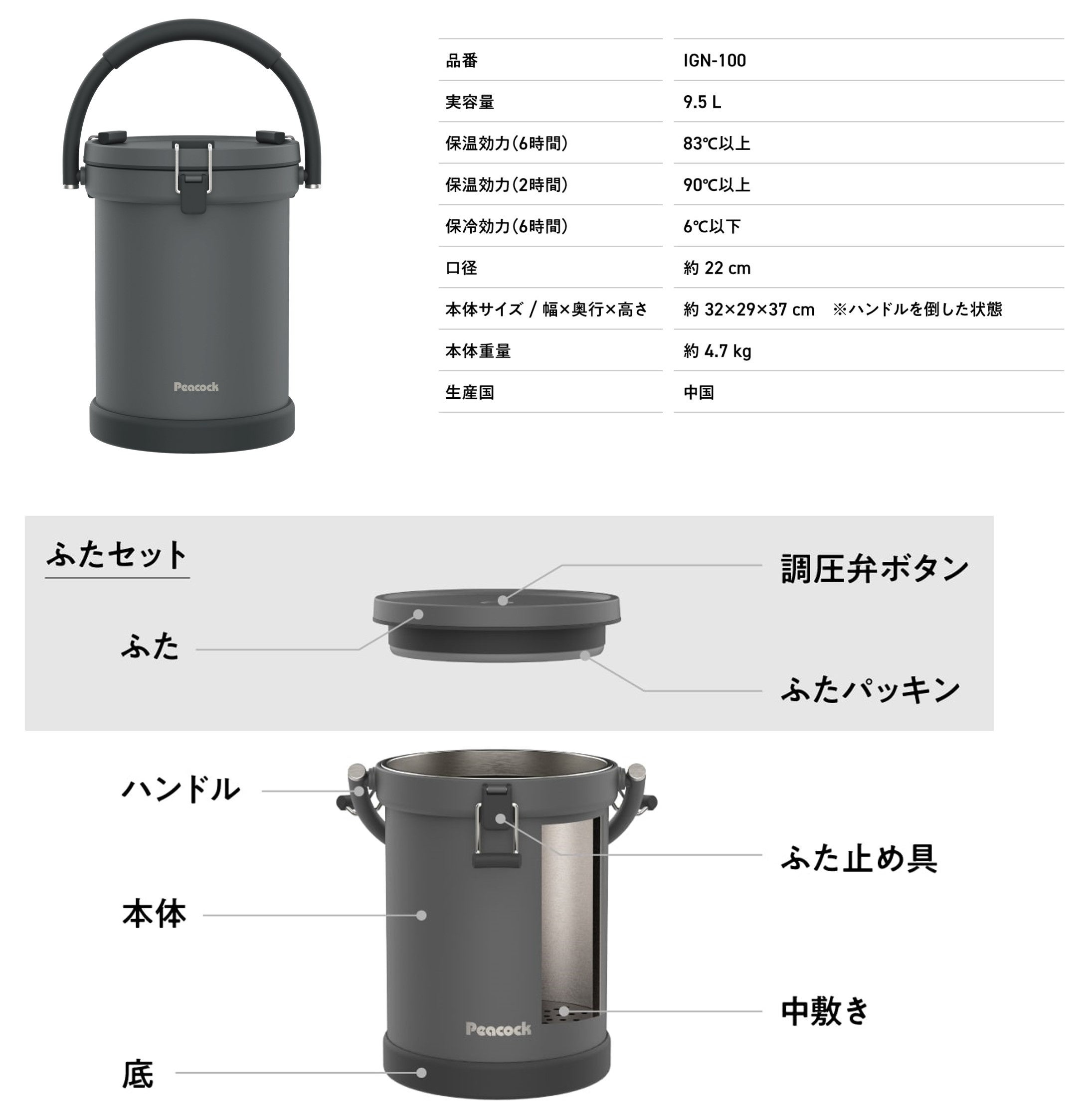 氷が約7日間残る！魔法瓶構造で保冷力最強クラスのクーラーボックス