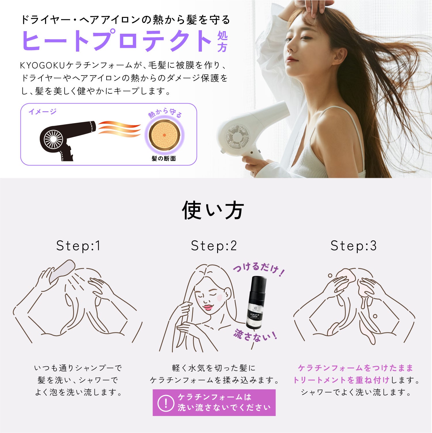 株式会社Kyogoku「KYOGOKU PROFESSIONAL」より、KYOGOKUケラチン