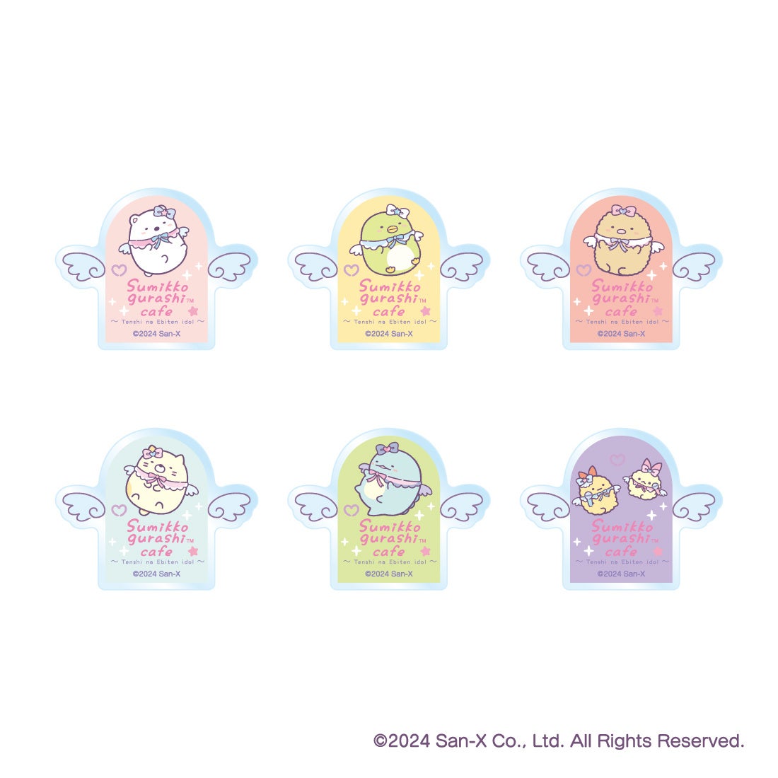 ゆずソフト ララジャム コラボカフェ 天使☆騒々 ミニアクリルクリップ