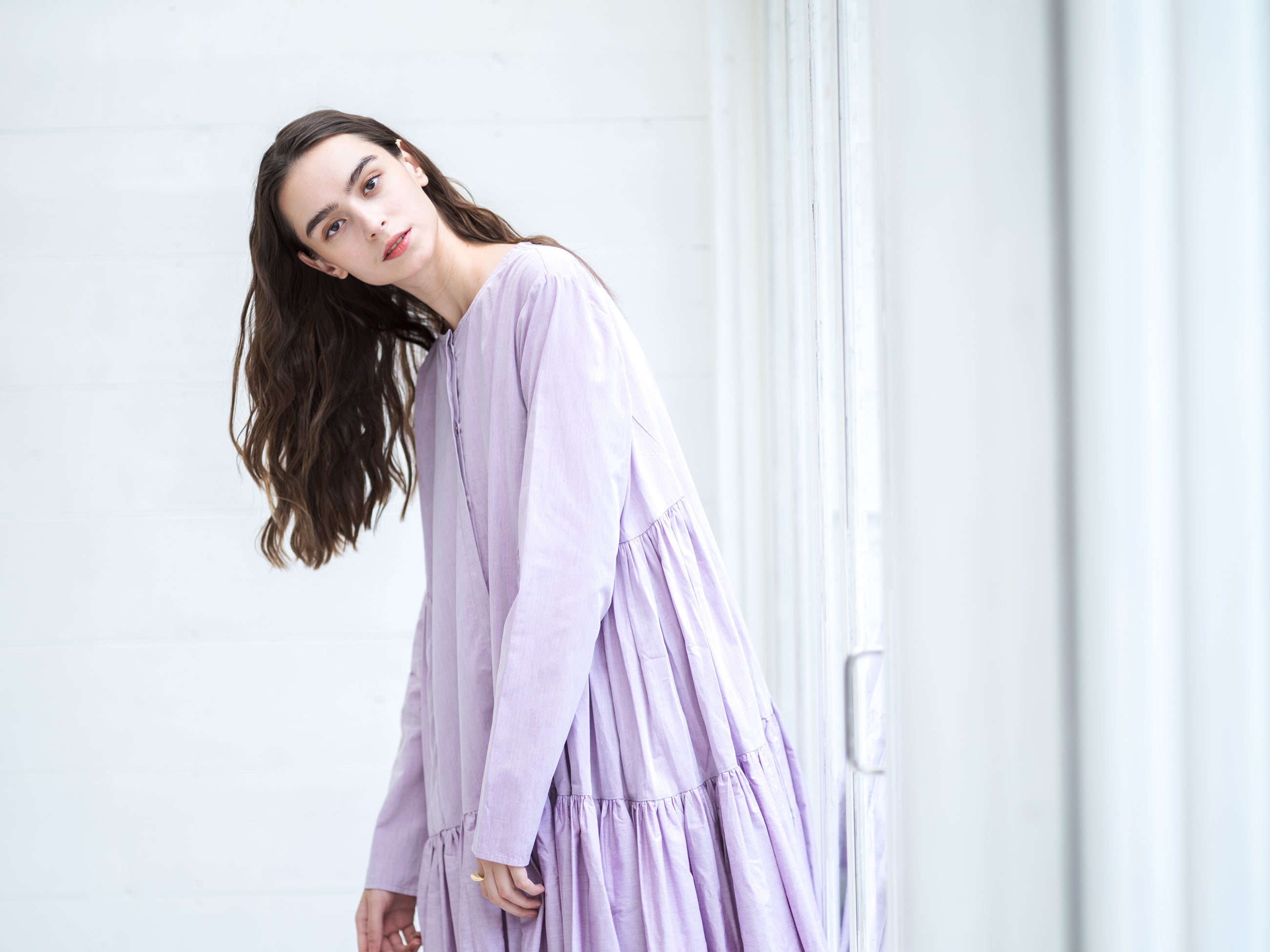 マレ MARET 新品タグ付 天竺リンガー＆フリルT 02 Merlette】25SSプレ