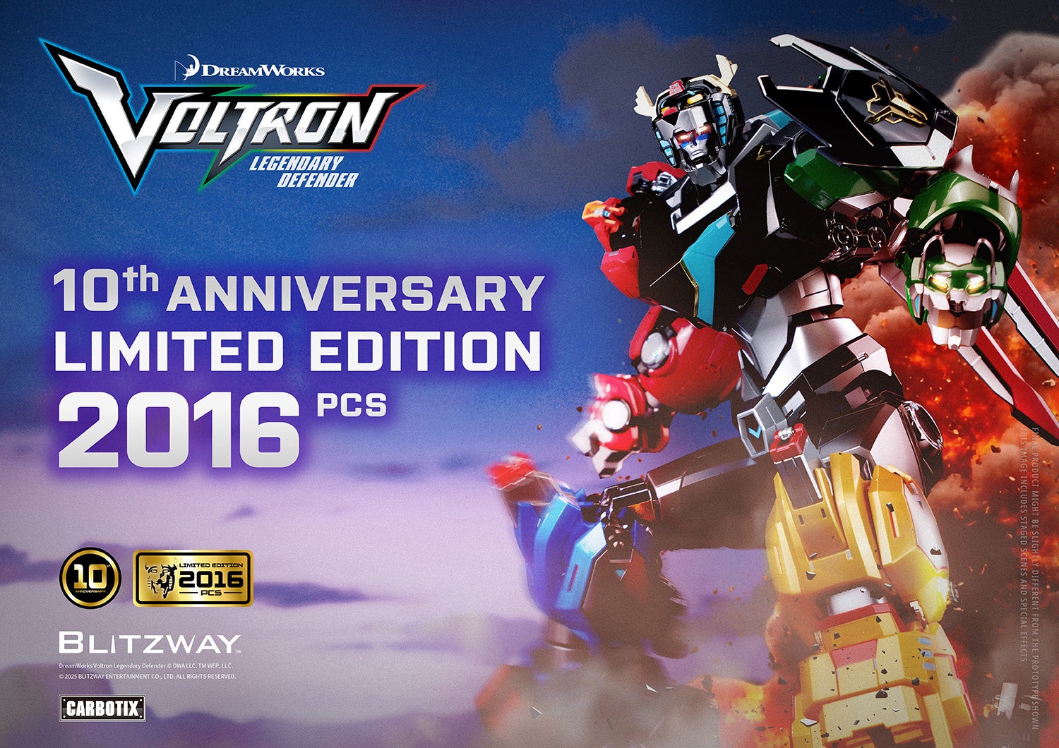 ヴォルトロン』の10周年を記念した「CARBOTIX ヴォルトロン」がついに