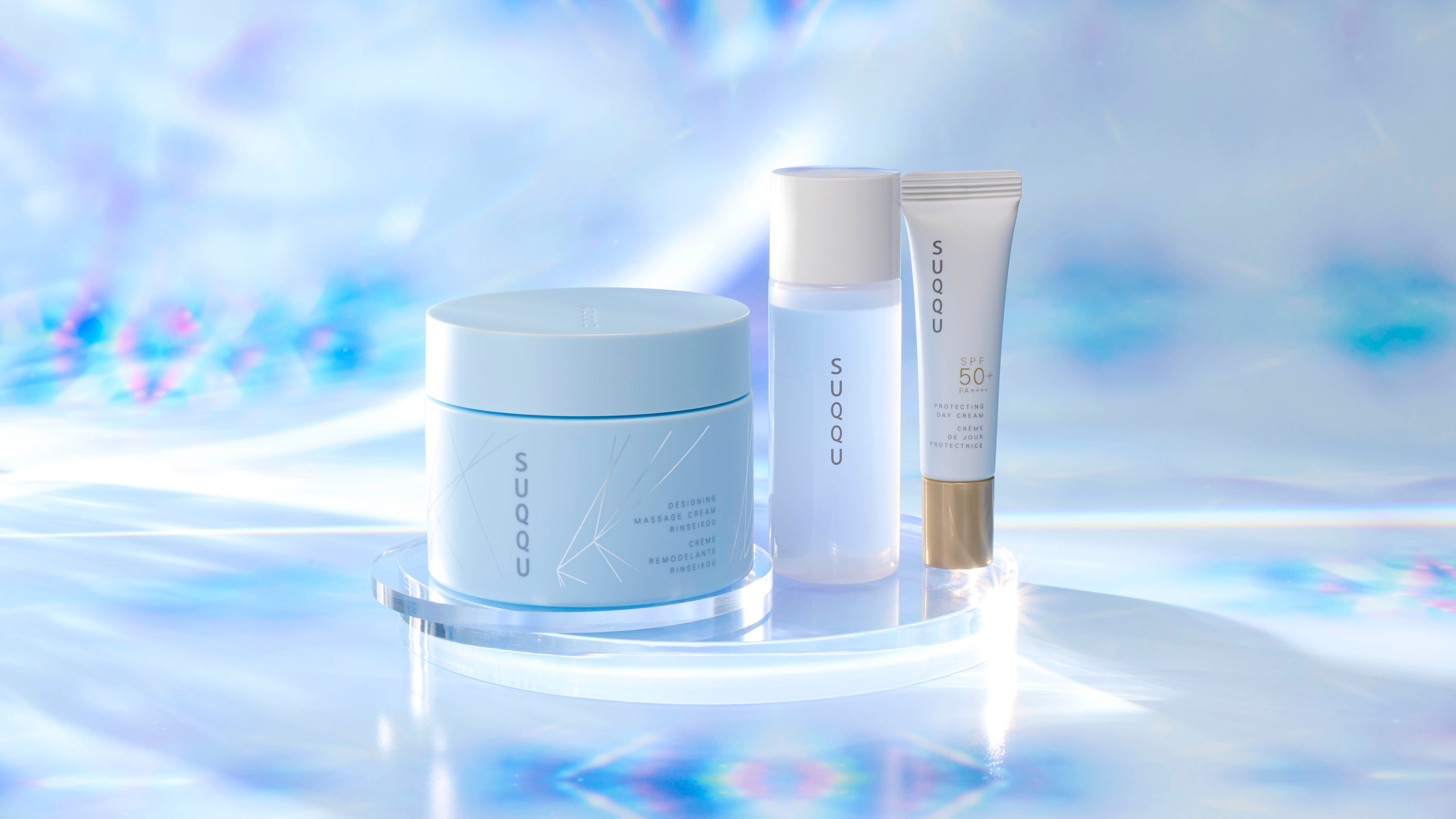 Qt☆未使用☆ SUQQU デザイニングマッサージクリーム 八重咲香キット