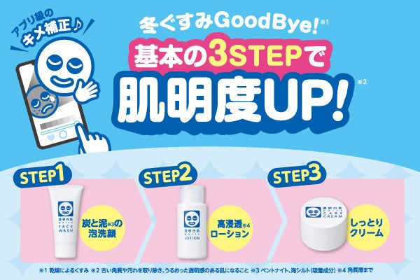 洗う、潤す、守る…基本の3STEPで肌明度（ハダメイド）UP！「透明白肌