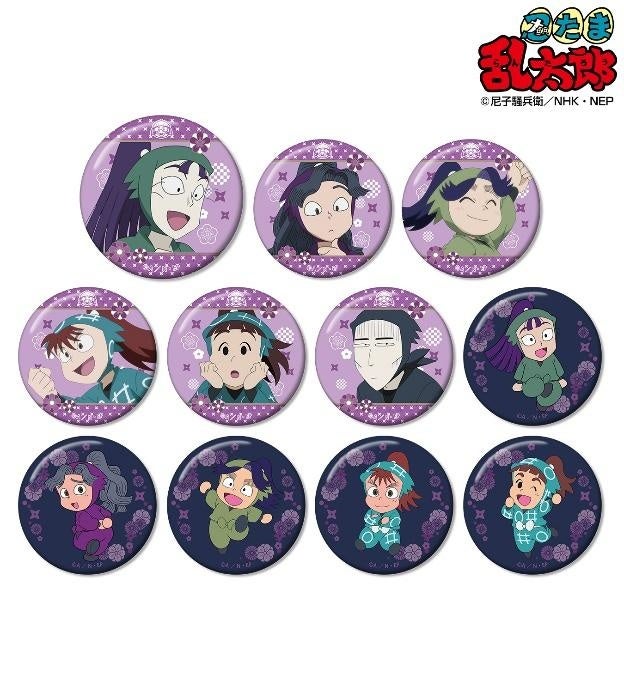 忍たま乱太郎』のトレーディング缶バッジの受注を開始！！アニメ・漫画