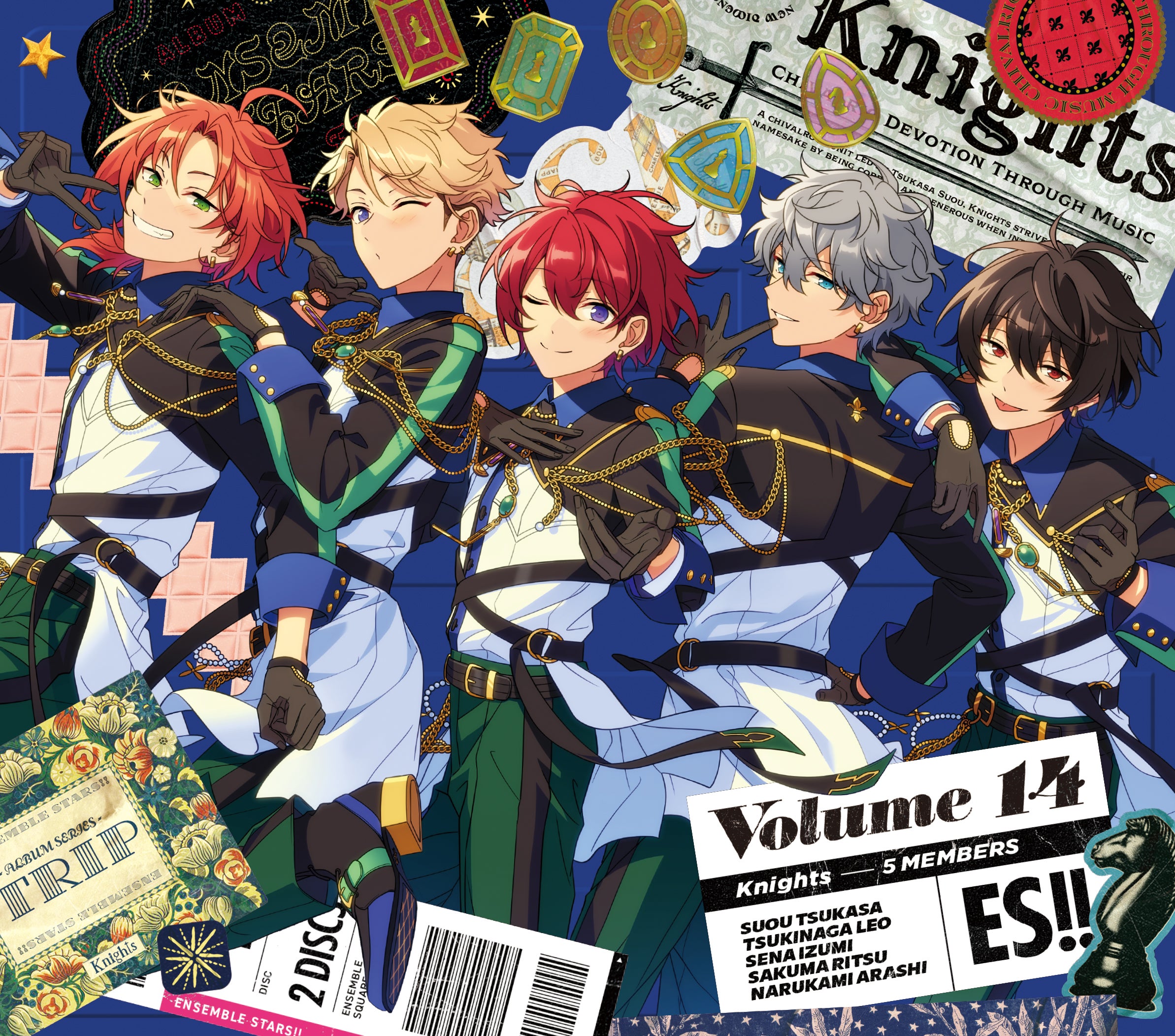 あんスタ 月永レオ アルバム TRIP特典 スクエア缶バッジ 23点 【公式通販】