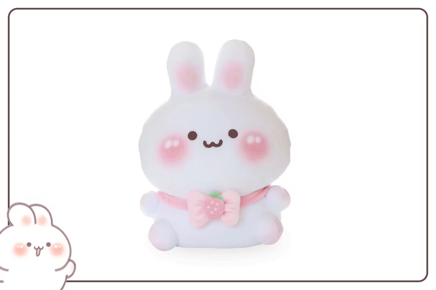 SNSで大人気！】もちもちしたうさぎの「もち」が初のぬいぐるみ化に