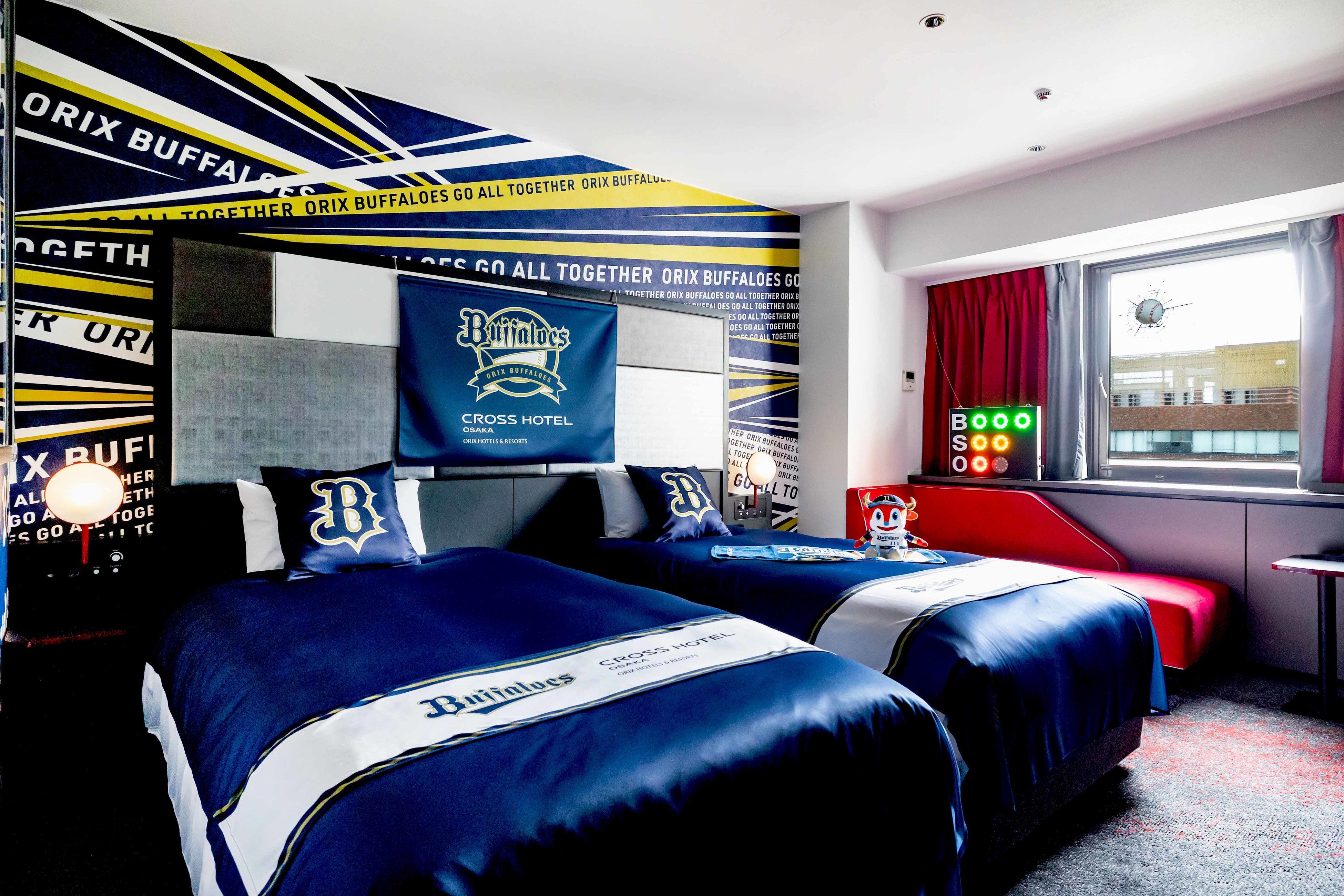 クロスホテル大阪】オリックス・バファローズファン必見！1日1室限定