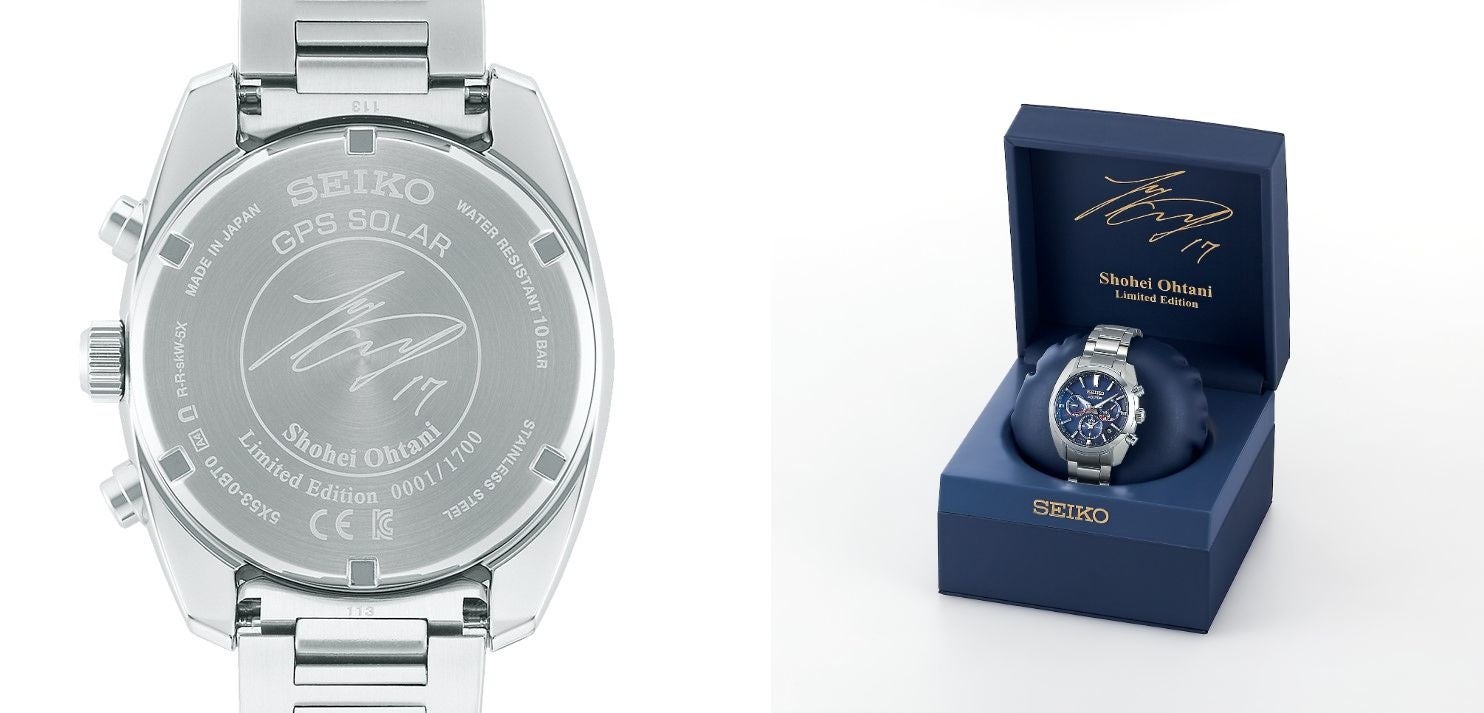 セイコー アストロン＞ 大谷翔平選手の偉業を表す、特別カラーの限定
