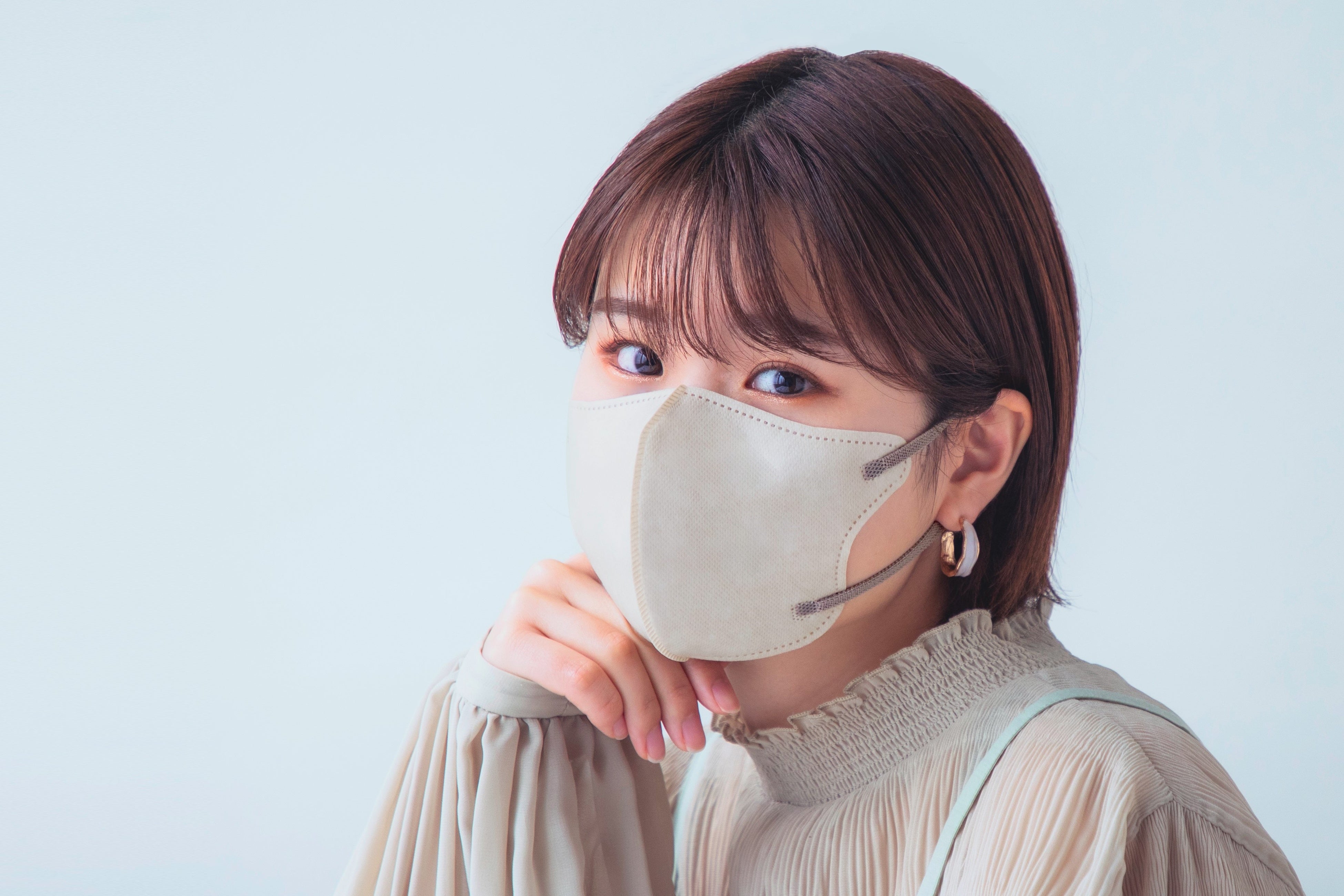 新発売／500万枚超売上マスクから新シリーズ】ふわふわ感触×おしゃれ顔