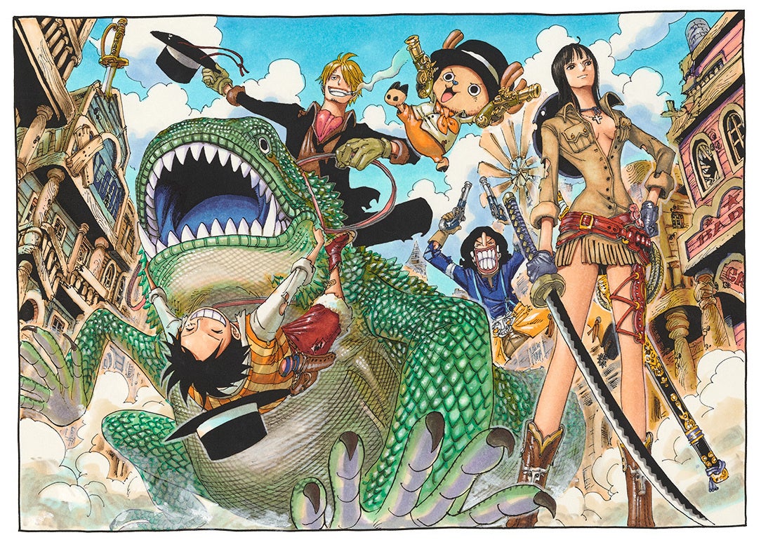 世界20部限定複製原画】ONE PIECE / Mammoth 世界20部限定複製原画