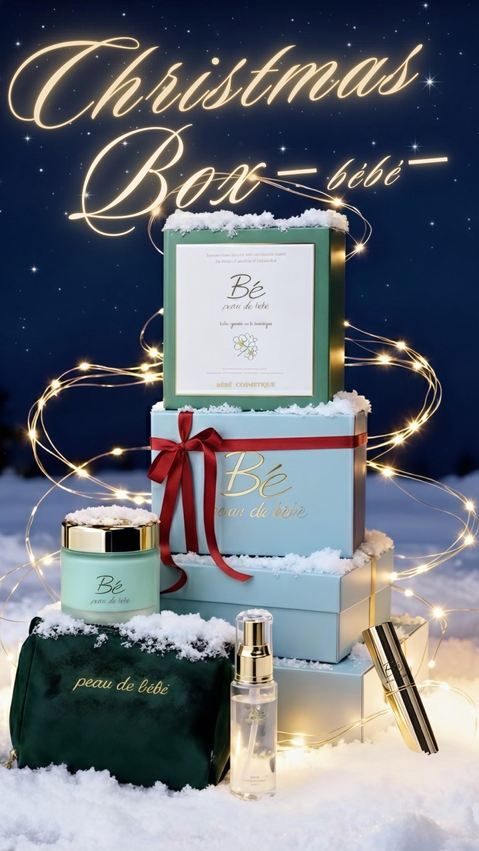 板野友美プロデューススキンケアブランド peau de bébé、Christmas Box
