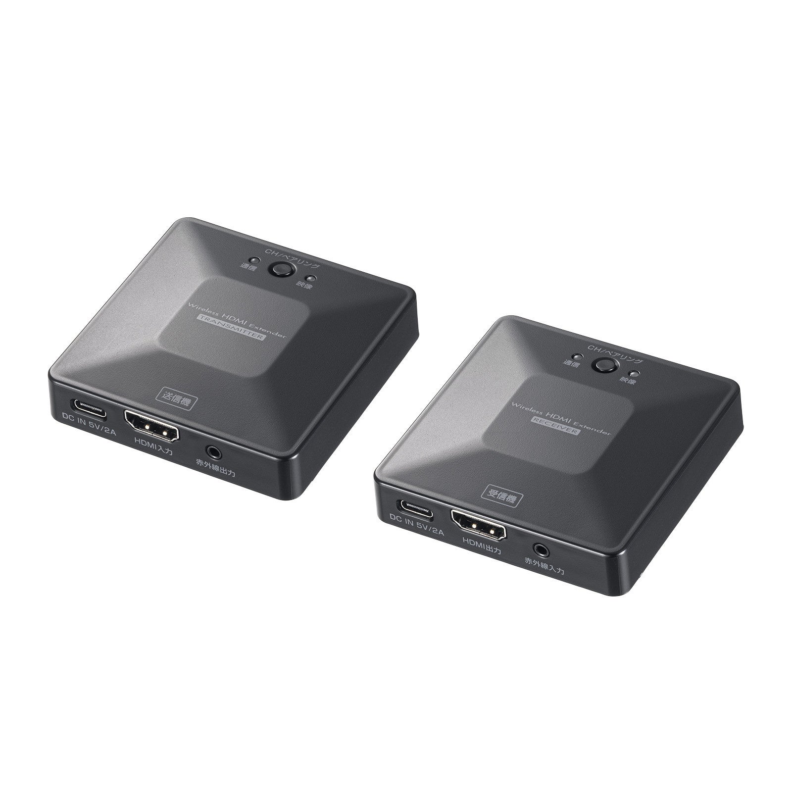 HDMI映像をワイヤレスで飛ばす、最大60m長距離対応のHDMI