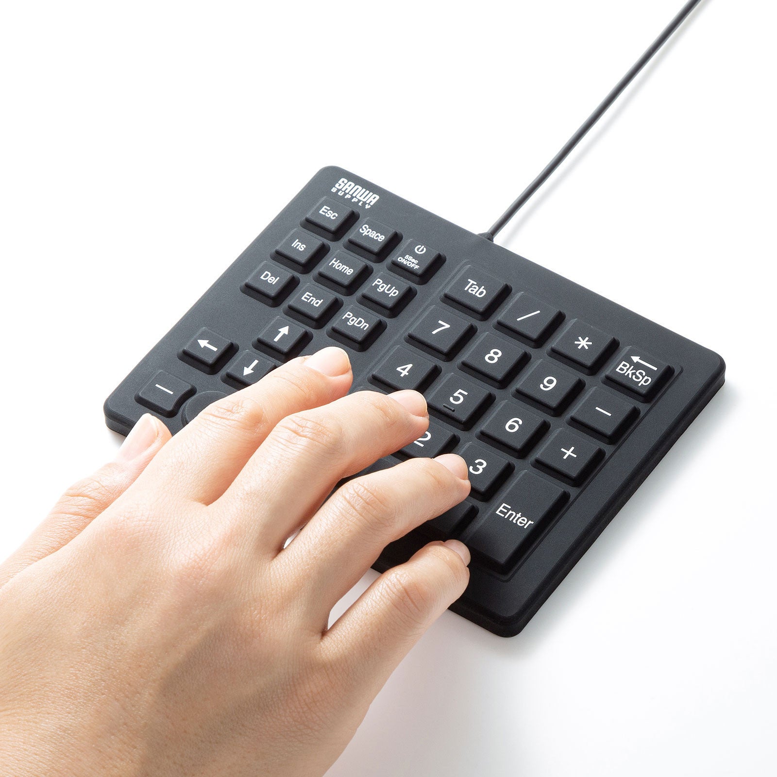 IP68をクリアした抗菌防水防塵仕様のシリコンテンキーを発売