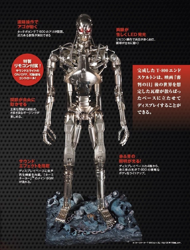 ついに出た!! 待望の『THE TERMINATOR T-800をつくる』創刊