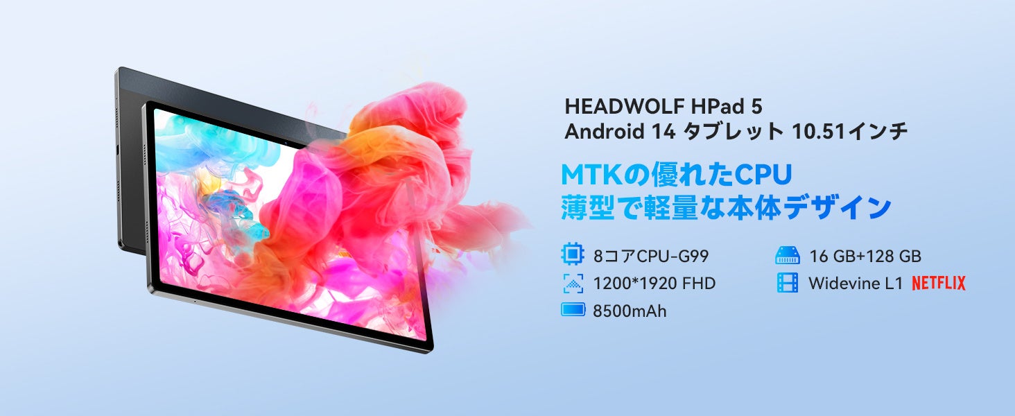 Headwolf、Android 14を搭載したプレミアムフラッグシップタブレット