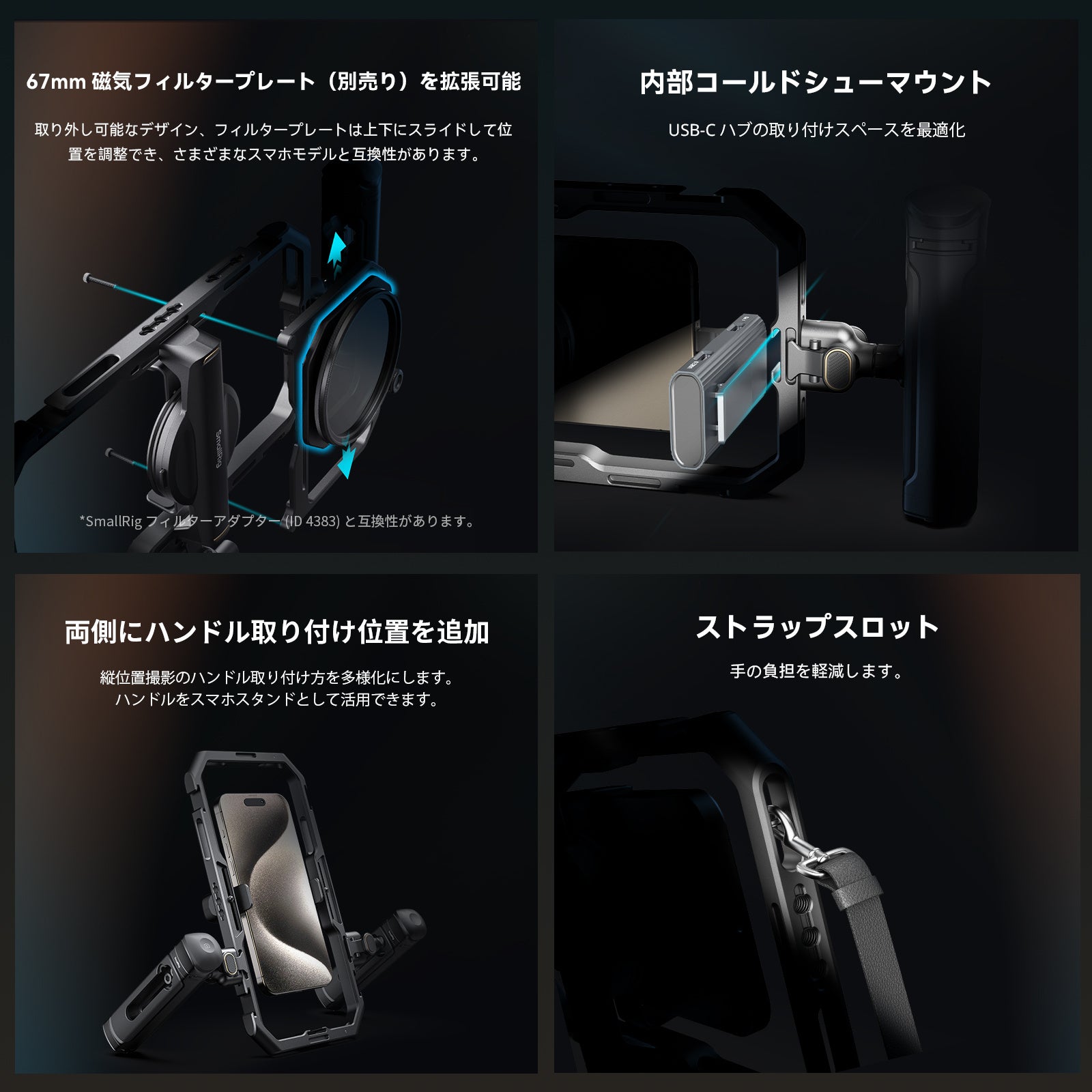 SmallRig新製品】All-in-Oneスマホ用ビデオキットを発表! | SmallRig