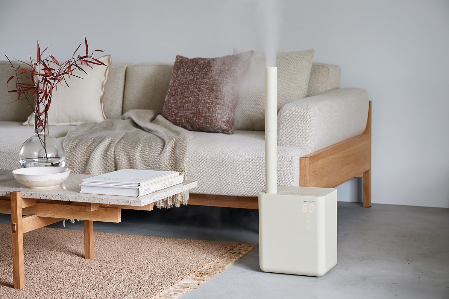 きれいな水”でうるおう加湿器レコルト［UVハイブリッド式加湿器］を新