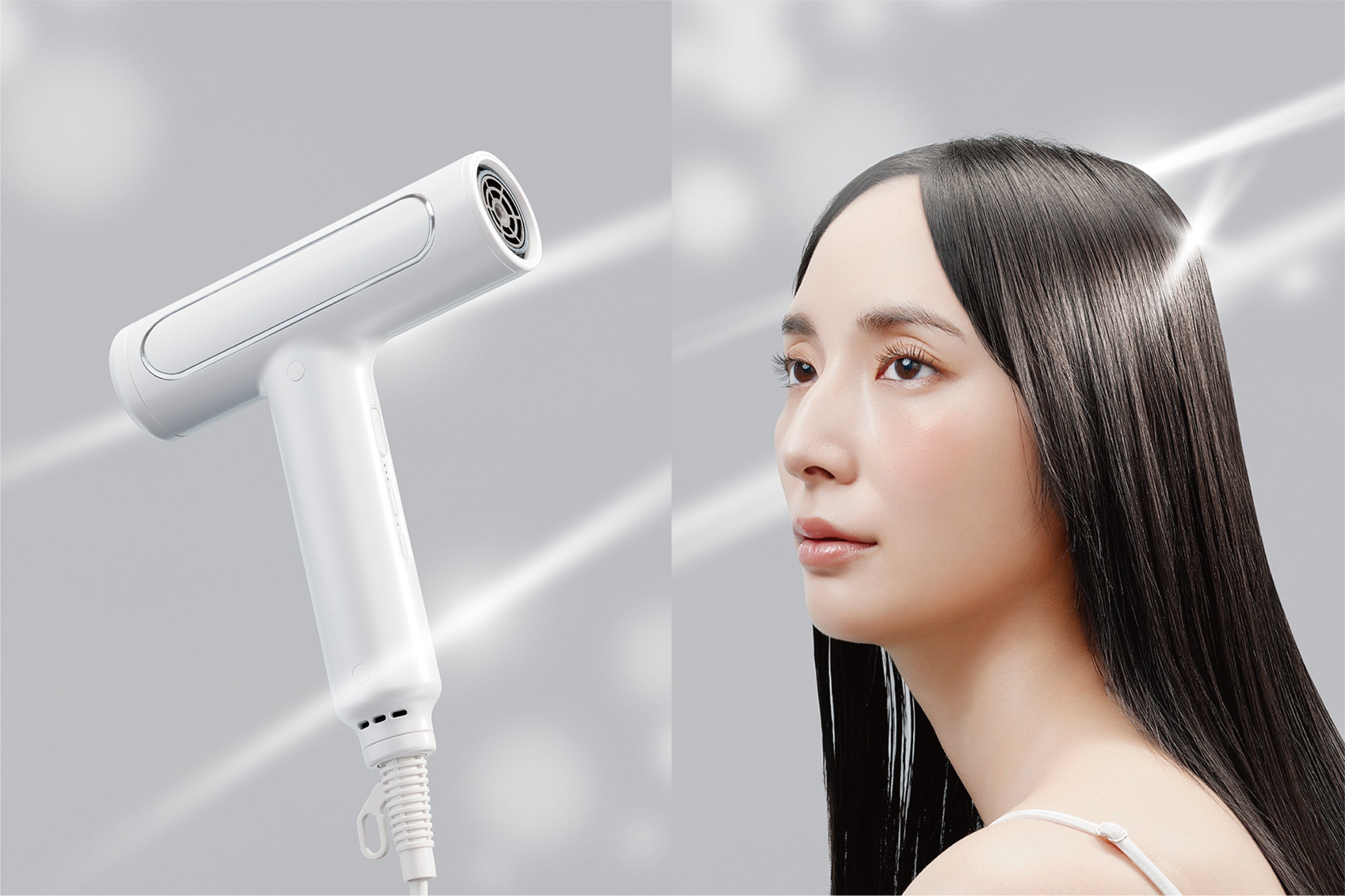 この髪は反射する。フェスティノ［ツヤモイスト ドライヤーRe］新発売