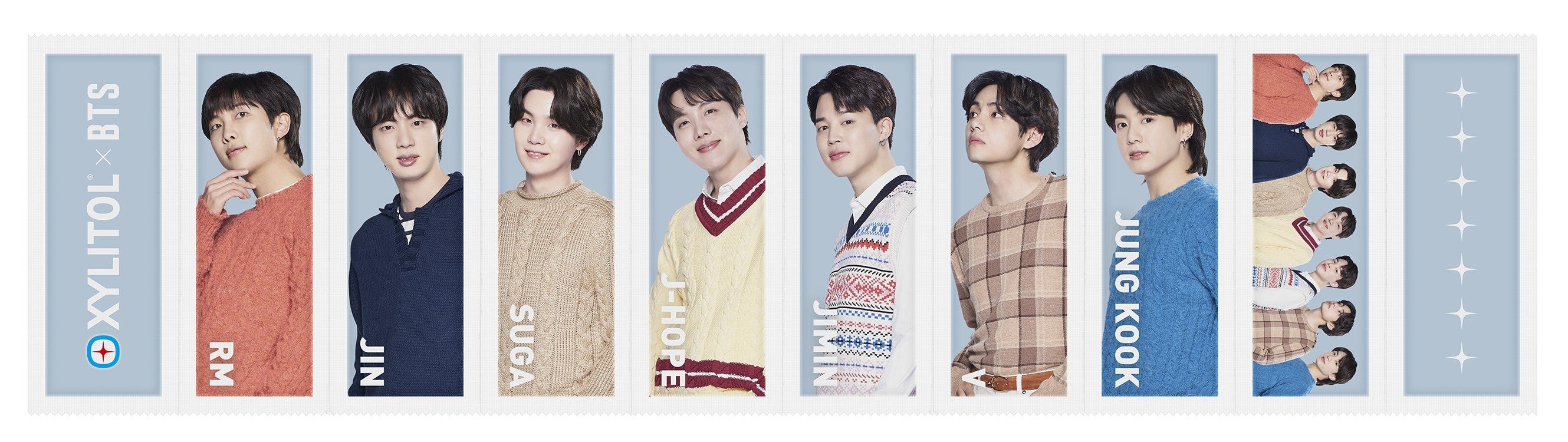 BTSメンバー7人の笑顔が360°全方位から楽しめる！缶のデザインは全4