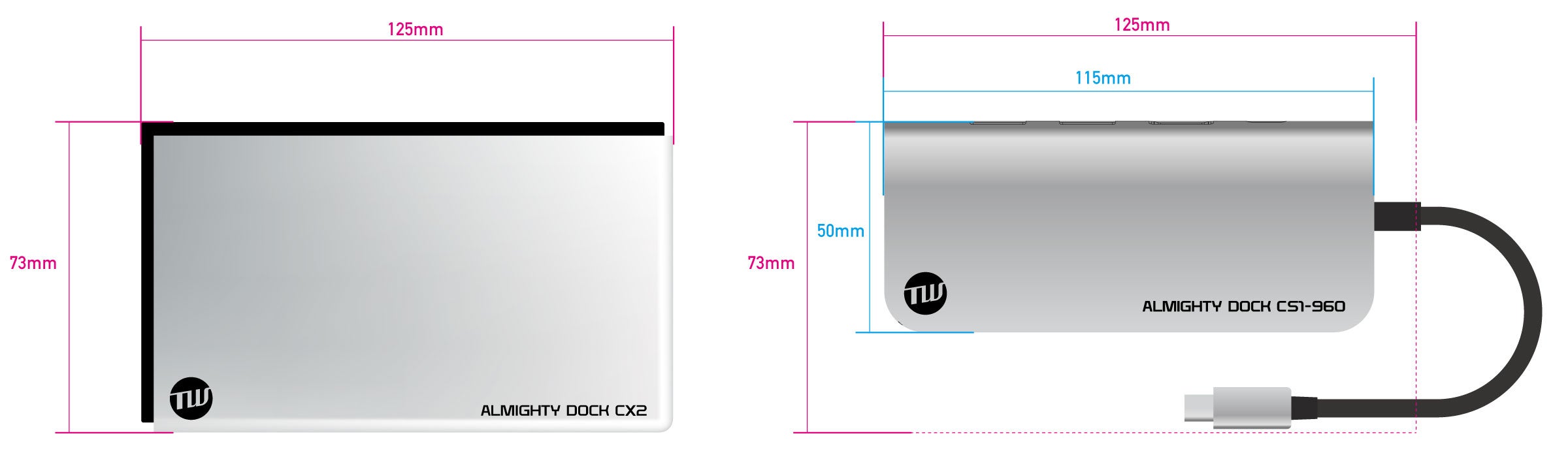 TUNEWEAR ALMIGHTY DOCK CX | M1搭載Macでも複数ディスプレイ表示に