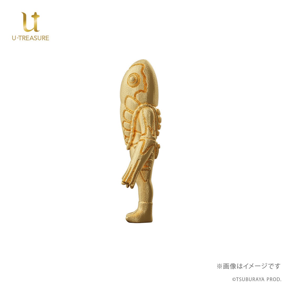 メトロン星人】純金ミニフィギュア。300体限定、シリアルナンバー入り