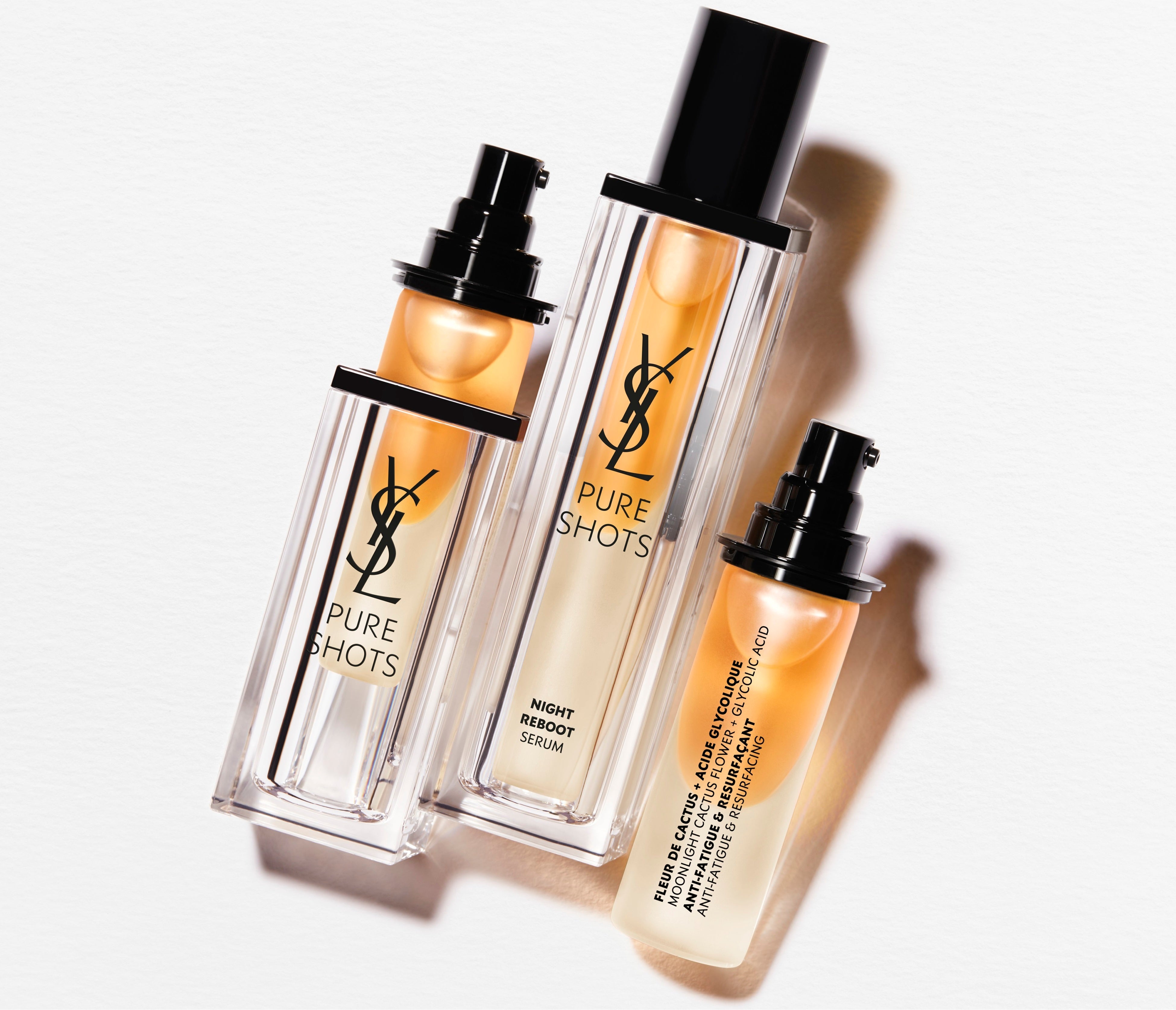 YSL No.1 毛穴ケア美容液「ピュアショット ナイトセラム」から、春に