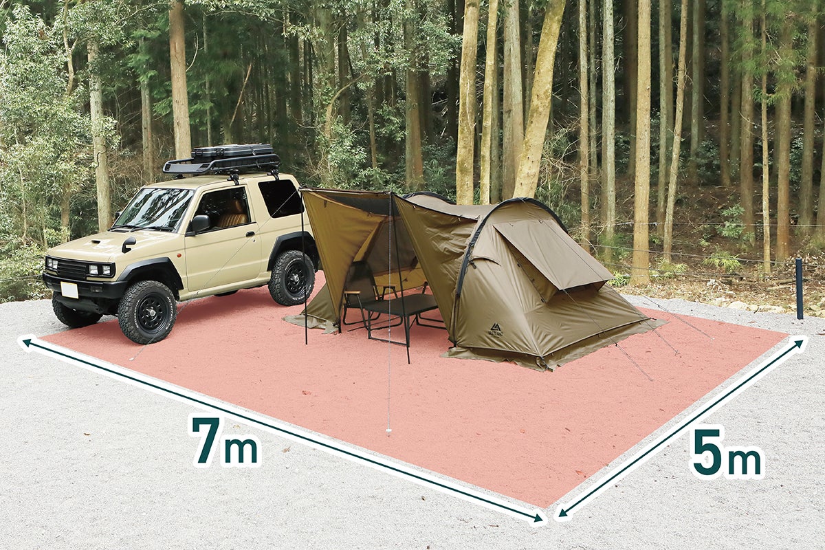 今春完売の「トンネルテント デュオ」‟ここが惜しい”を改善、アルミ