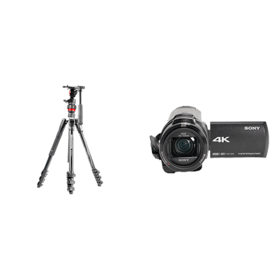 レンタル - 本格ビデオカメラ＆三脚セット SONY FDR-AX45 (B