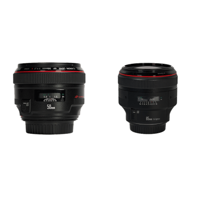 レンタル - Canon 超大口径F1.2レンズセット(EFマウント) EF50mm F1.2L