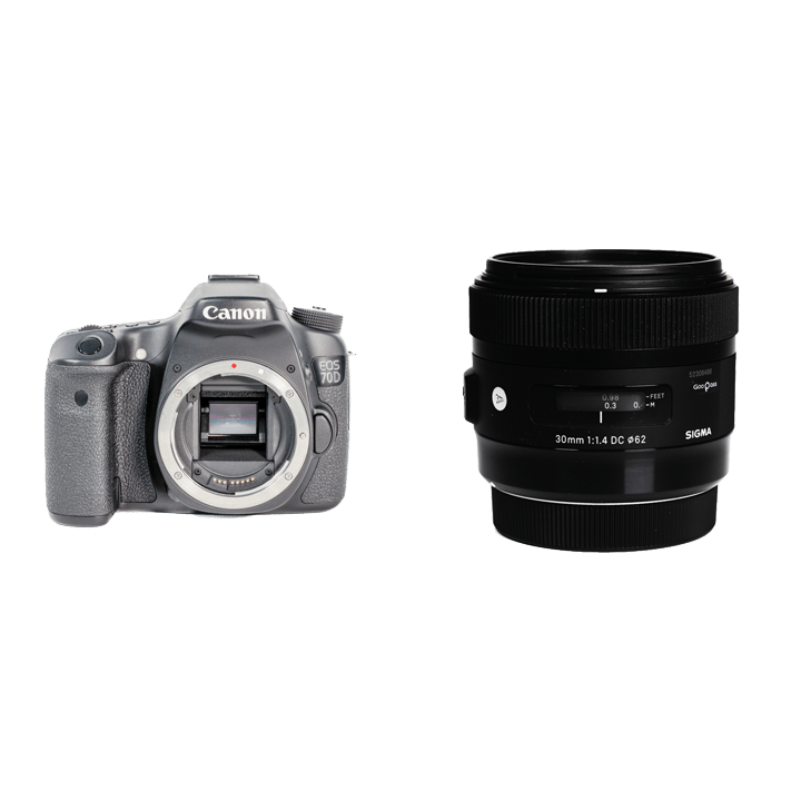 レンタル - Canon(キヤノン) EOS 70D ボディ | カメラと交換レンズの